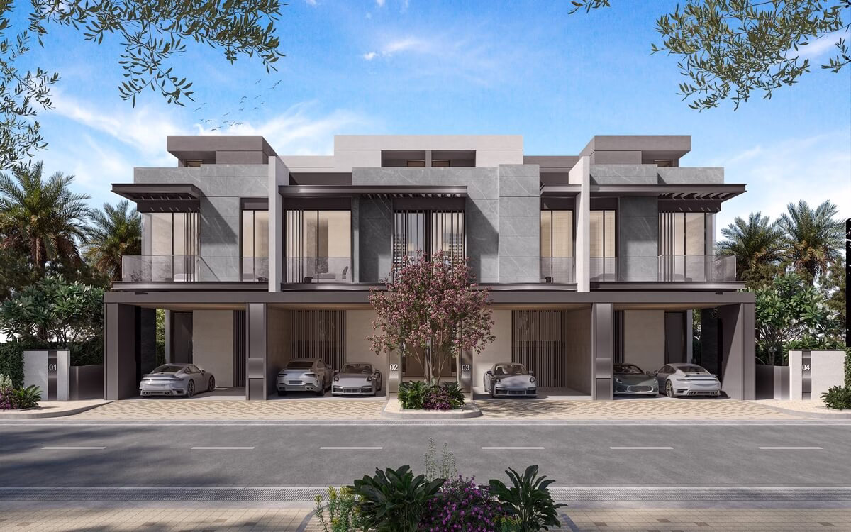 Nad Al Sheba Gardens Phase 11 Ext 3BR TH1 GREY-STREET (Copy)